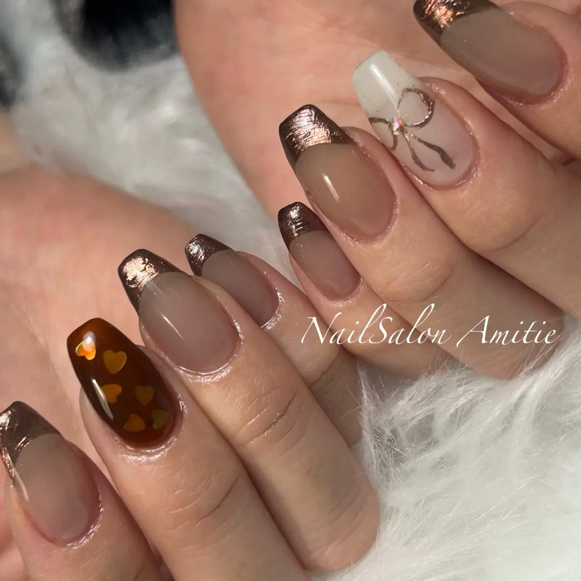 ネイル 持ち込み NailSalon Amitieのネイルデザイン