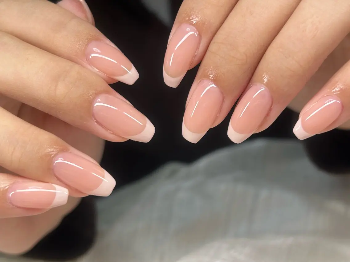 ネイル アートネイル チークネイル 成人式 入学式 長さ出し ハンドネイル Lino Nailのネイルデザイン