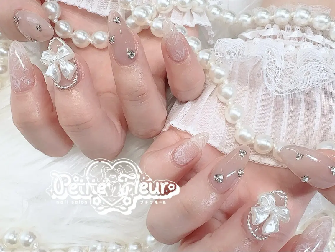ネイル ハンドネイル ❁⃘*。Petite fleur❁⃘*りさのネイルデザイン