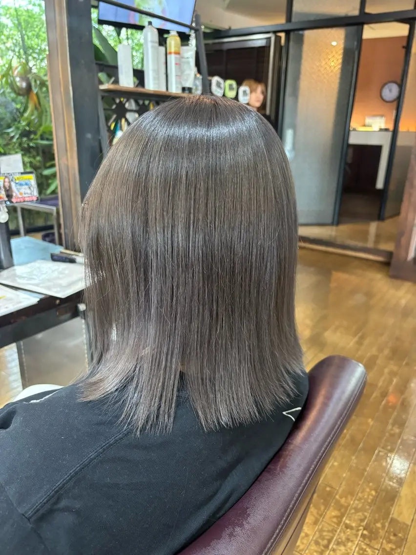 ミディアム 高橋 朝露のヘアスタイル