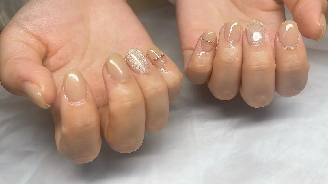 ネイル オフィスネイル シンプルネイル Collection Nailsaronのネイルデザイン