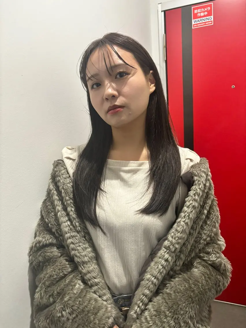 ロング 韓国風レイヤーカット 松葉翔のヘアスタイル