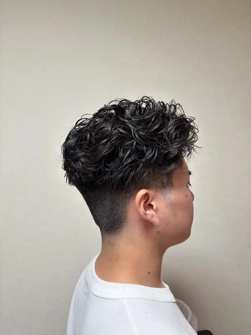 ショート パーマ SHIAN ゆうきのヘアスタイル