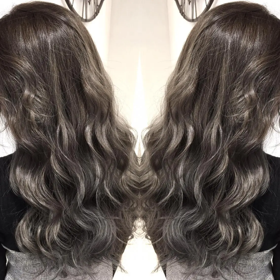 ロング カラー ハイライトカラー 3Dハイライト ハイライト ヘアカラー トリートメント 井上 一平のヘアスタイル