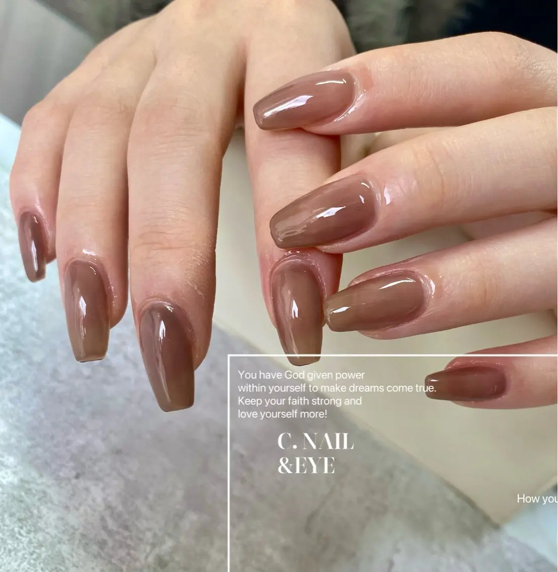 ネイル 入学式 フラッシュネイル フットネイル フレンチネイル 卒業式 C.Nail &Eyeのネイルデザイン