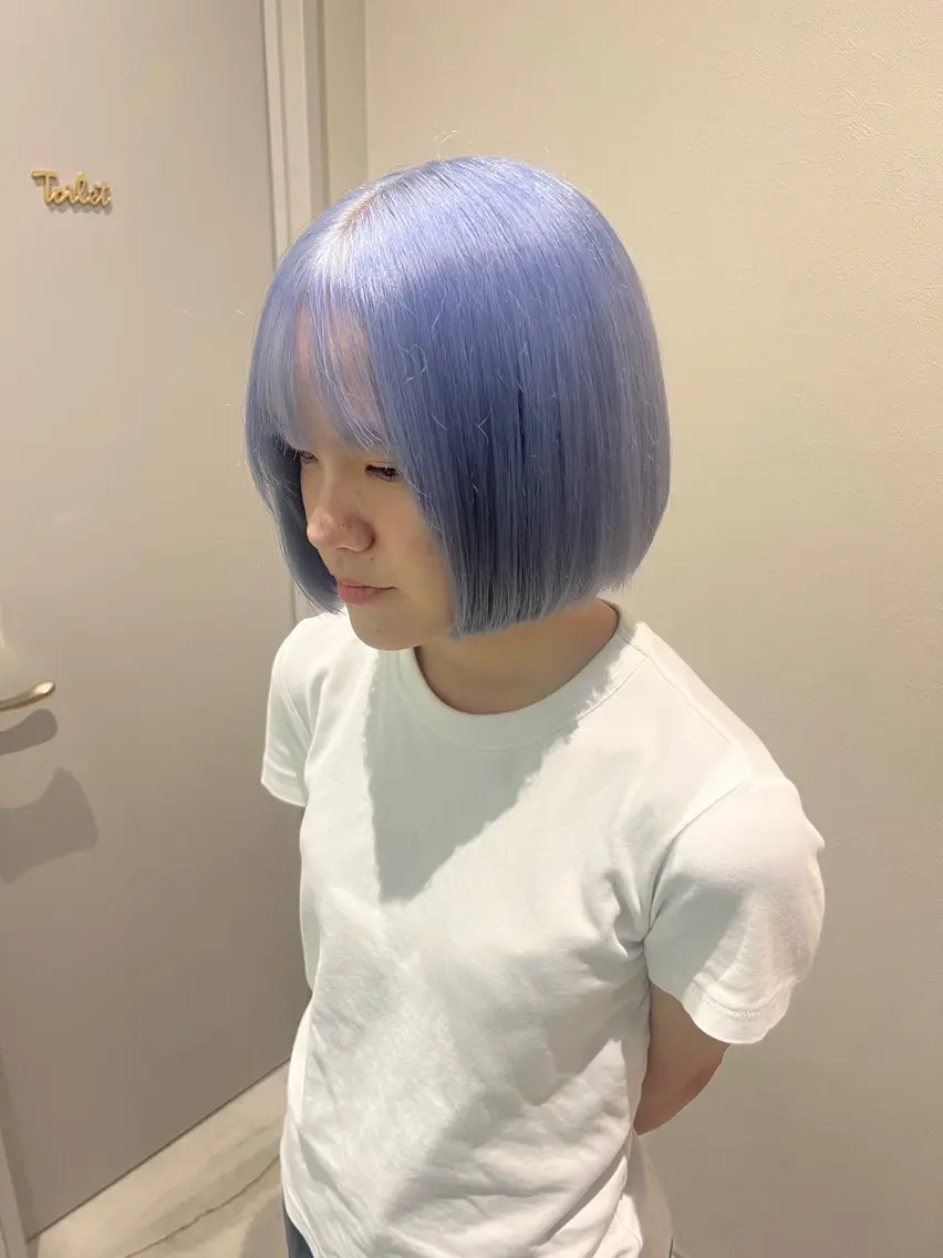 カラー ブルーカラー ヘアカラー GEM/ hinanaのヘアスタイル