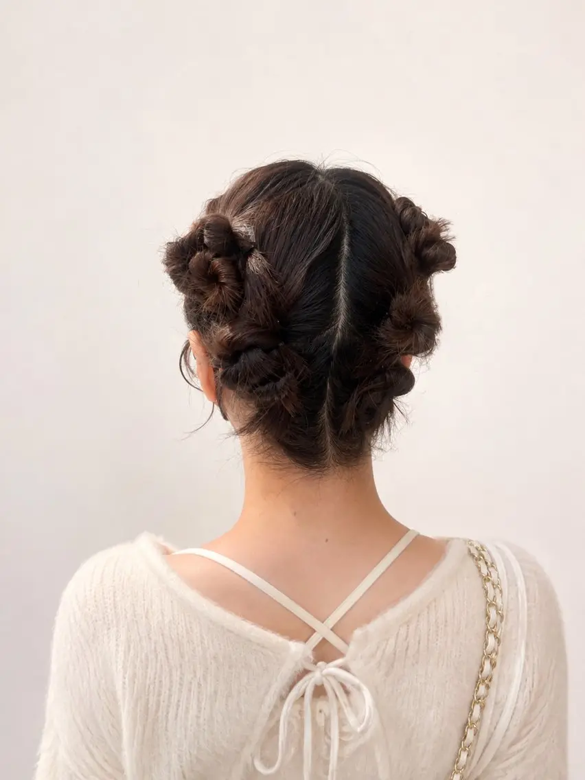 ミディアム ヘアアレンジ ヘアセット ヘアセットヘッドスパ Miraiのヘアスタイル