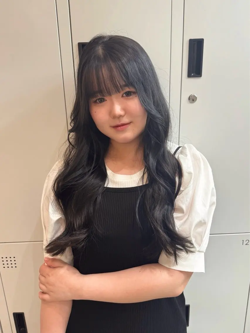 ロング 韓国風ヘア sand emaのヘアスタイル