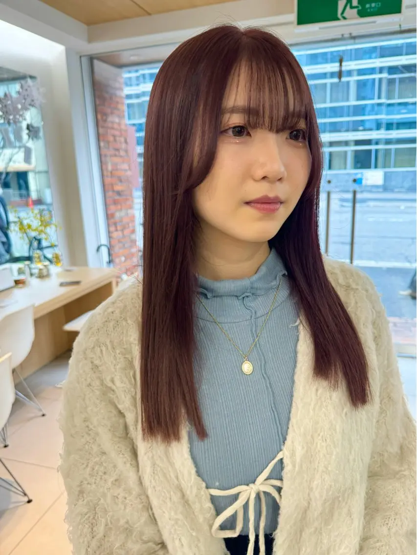 ロング トリートメント 米津 優花のヘアスタイル