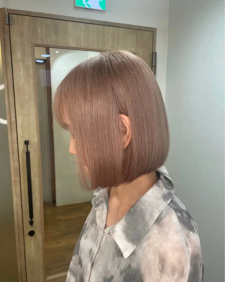 ショート カット ヘアカラー トリートメント 韓国レイヤーカット/ AIRIのヘアスタイル