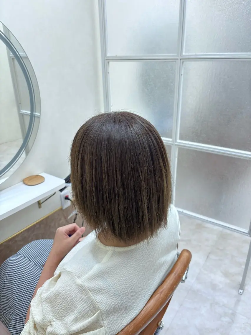 カラー+コスメ縮毛矯正の写真