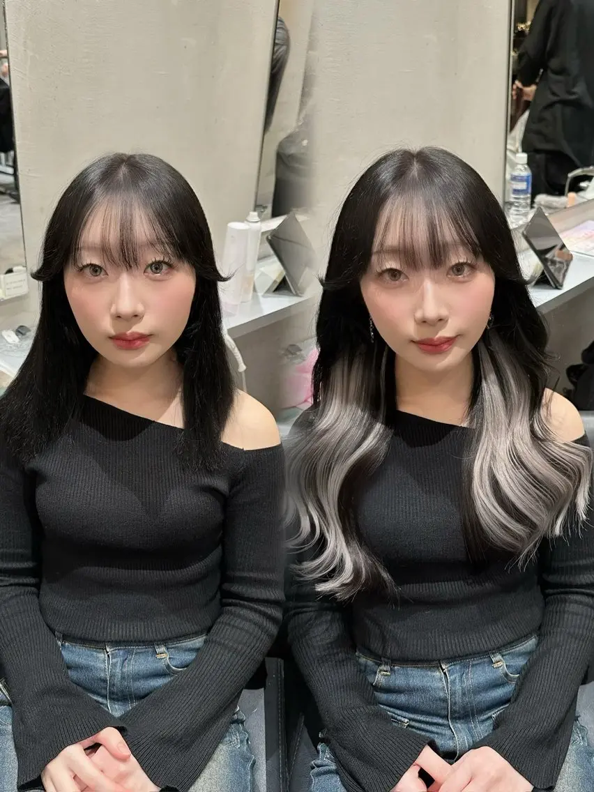 ロング エクステ カット エクステ 💎韓国レイヤー ×髪質改善ゆうま💎のヘアスタイル