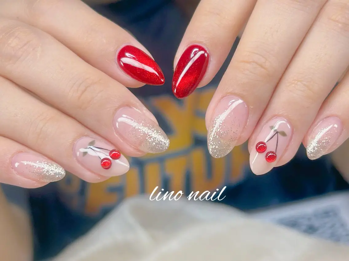 ネイル 長さ出し フットネイル 持ち込み ワンカラーネイル 夏ネイル ハンドネイル Lino Nailのネイルデザイン