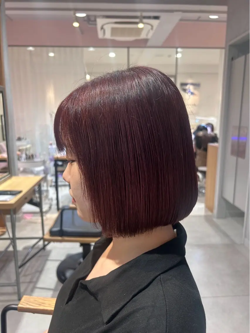 ミディアム カラー karin/ ボブ♡レイヤー♡のヘアスタイル