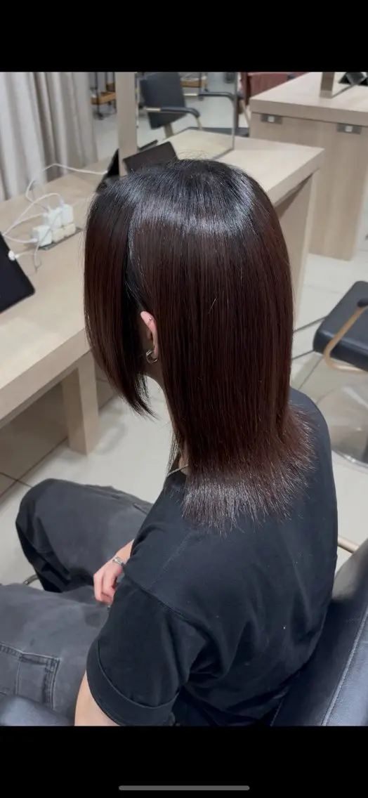 ミディアム メンズ 髪質改善 トリートメント 【カラー/縮毛】༒ ふみのヘアスタイル