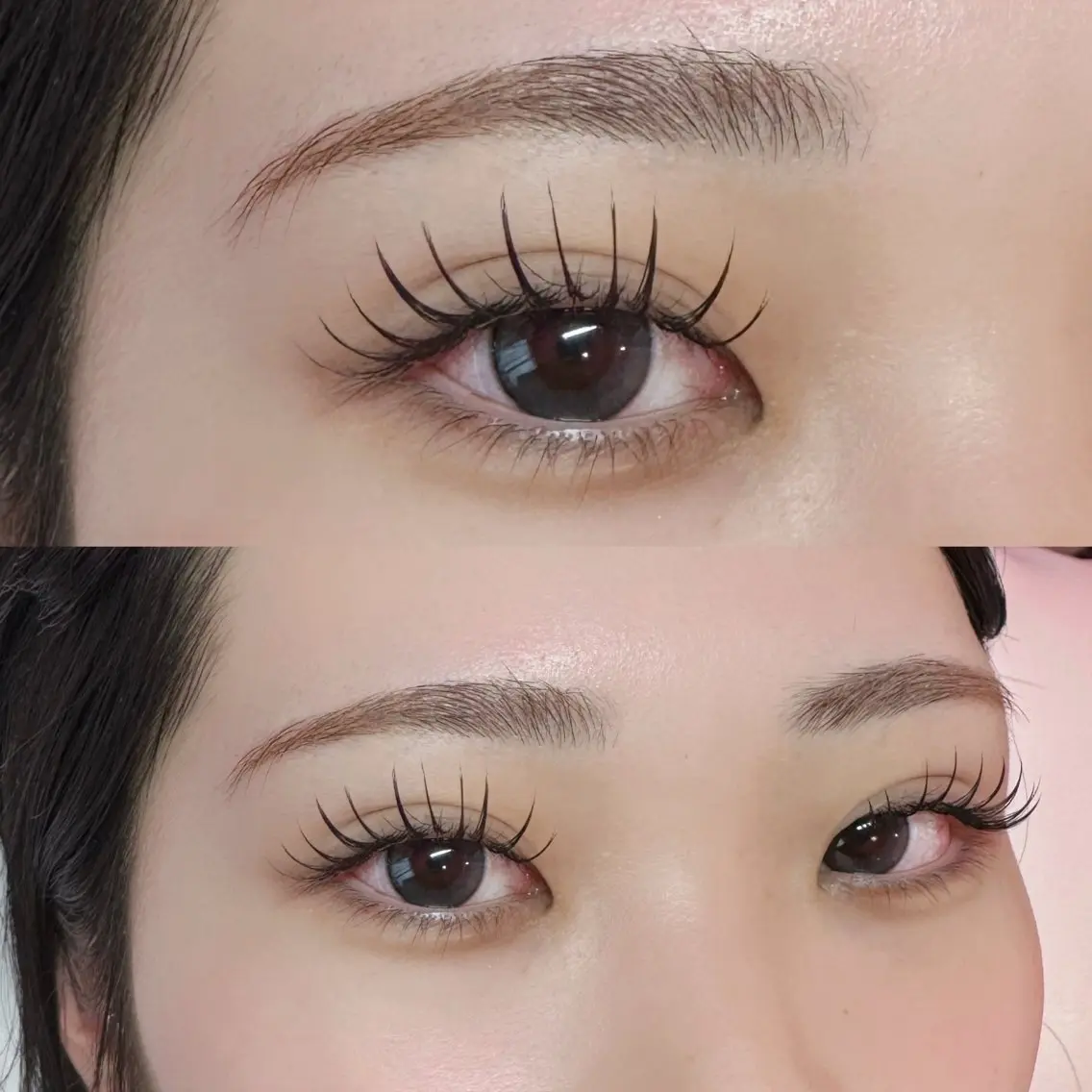 マツエク・マツパ Cカール フラットラッシュ マツエク 天王寺eye ♡eyebrowのマツエク・マツパデザイン