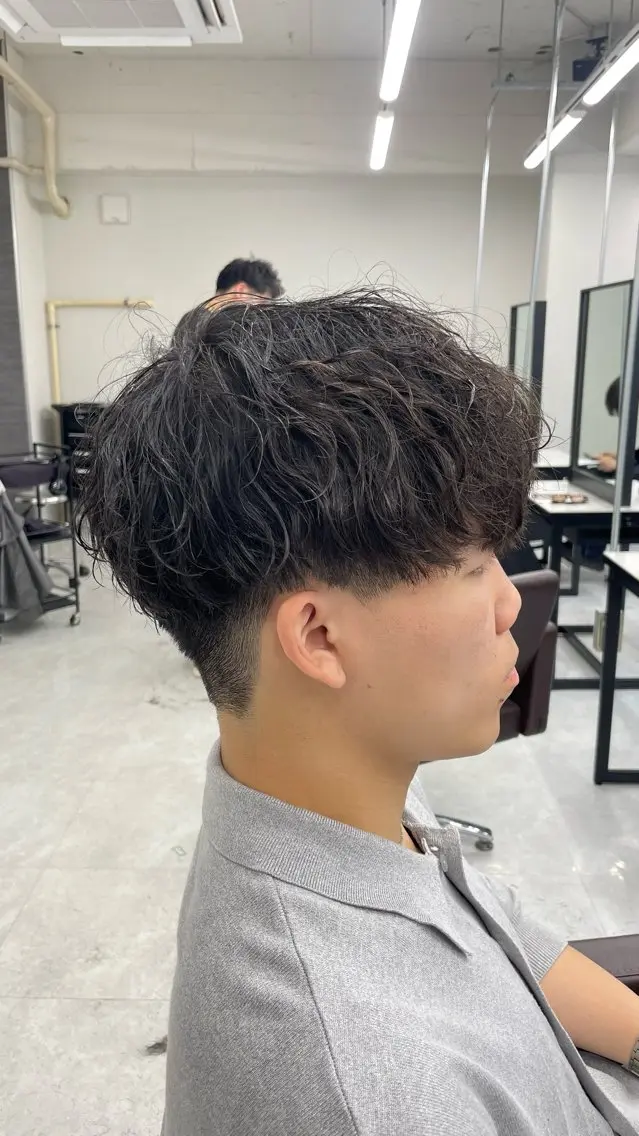 ショート パーマ メンズ カット パーマ メンズ特化AMITY SHINGOのヘアスタイル