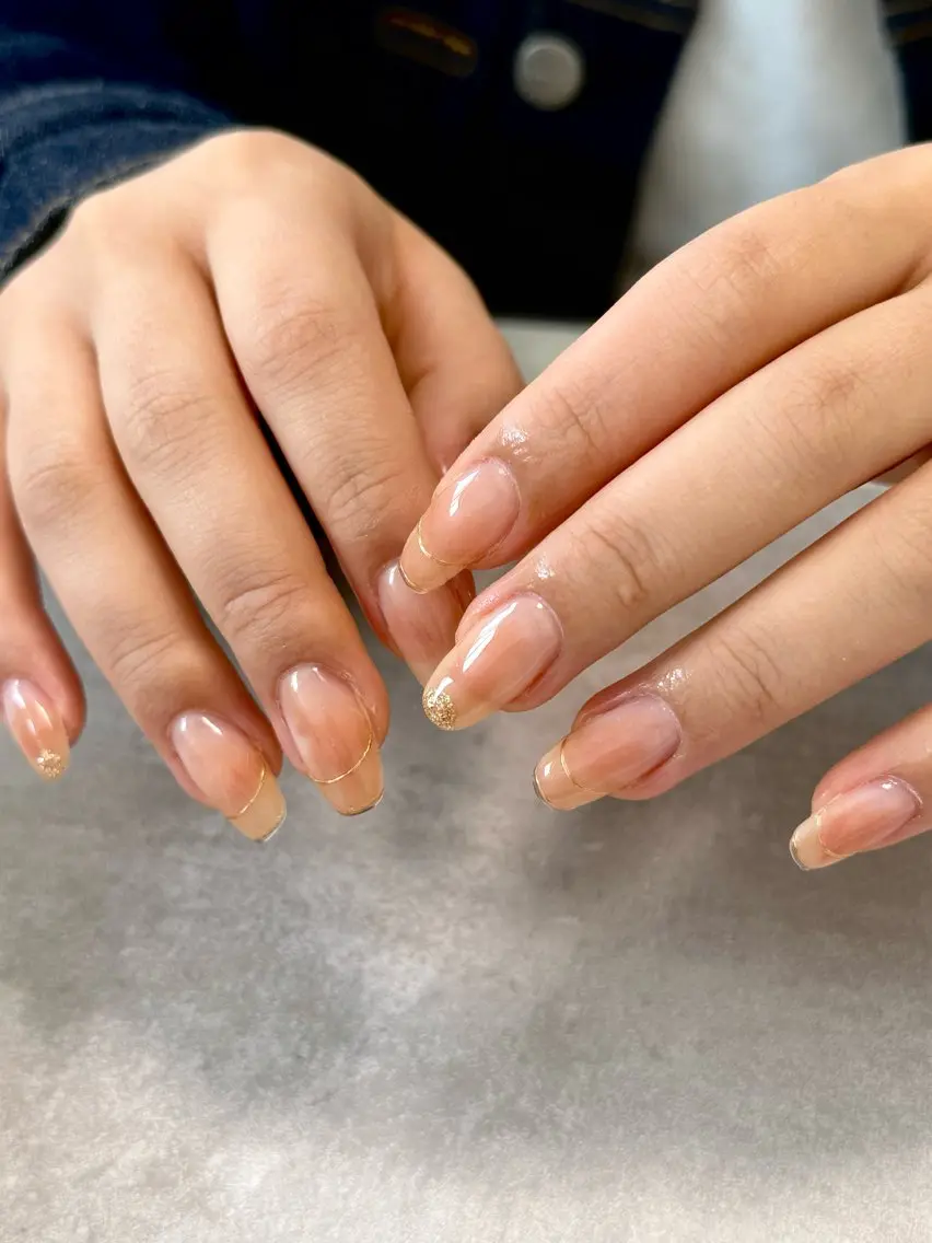 ネイル ジェルネイル ニュアンスネイル パラジェル ハンドネイル nailroom amyのネイルデザイン