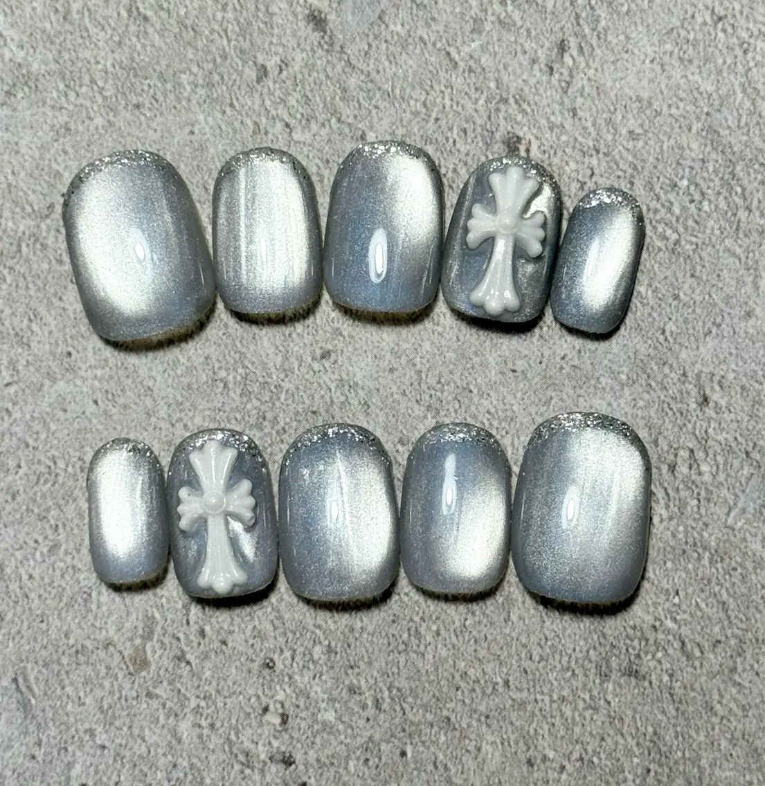 ネイル アートネイル チークネイル フラッシュネイル フラッシュマグ フレンチネイル Mai’s nailのネイルデザイン