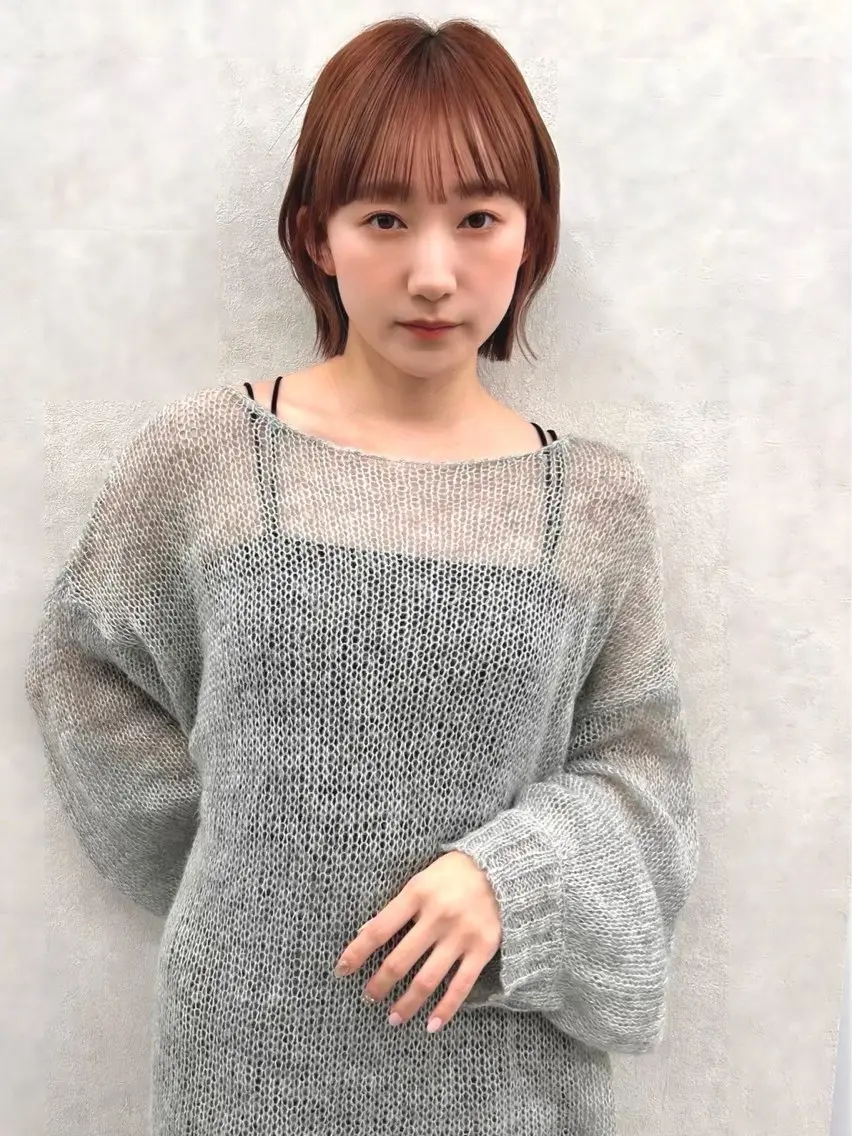 カラー ♻️ブリーチなし カラー♻️のヘアスタイル