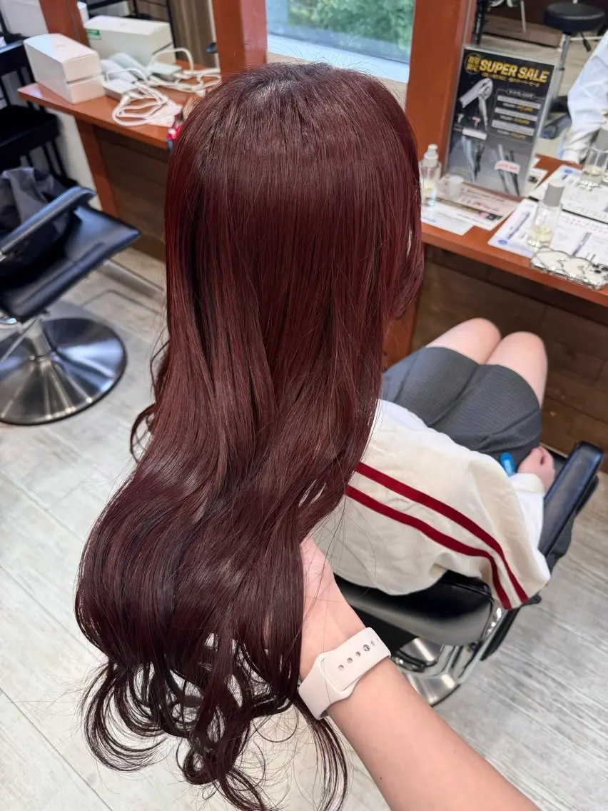 ロング ヘアカラー AYANO💎💎 CIEL なんば店のヘアスタイル