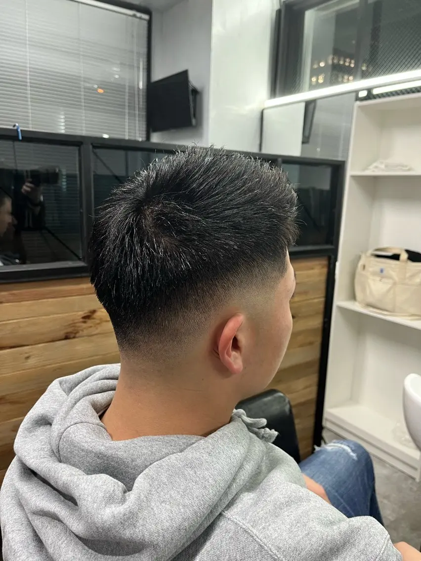 ショート メンズ フェードカット スキンフェード カット rilune matsuoのヘアスタイル