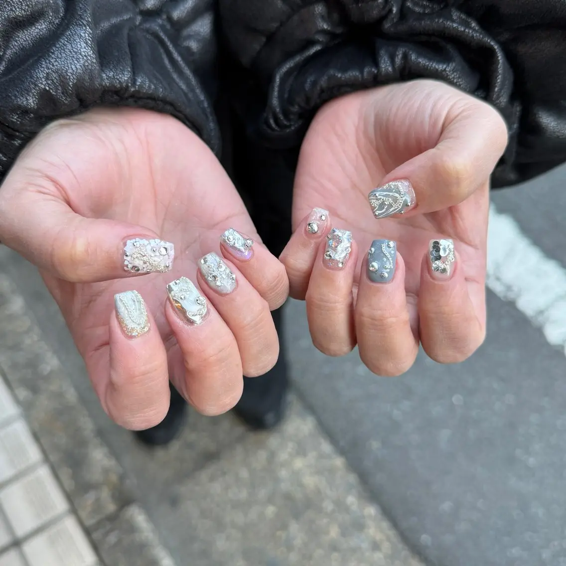 ネイル ハンドネイル ʀᴀɪ ɴᴜᴀɴᴄᴇのネイルデザイン