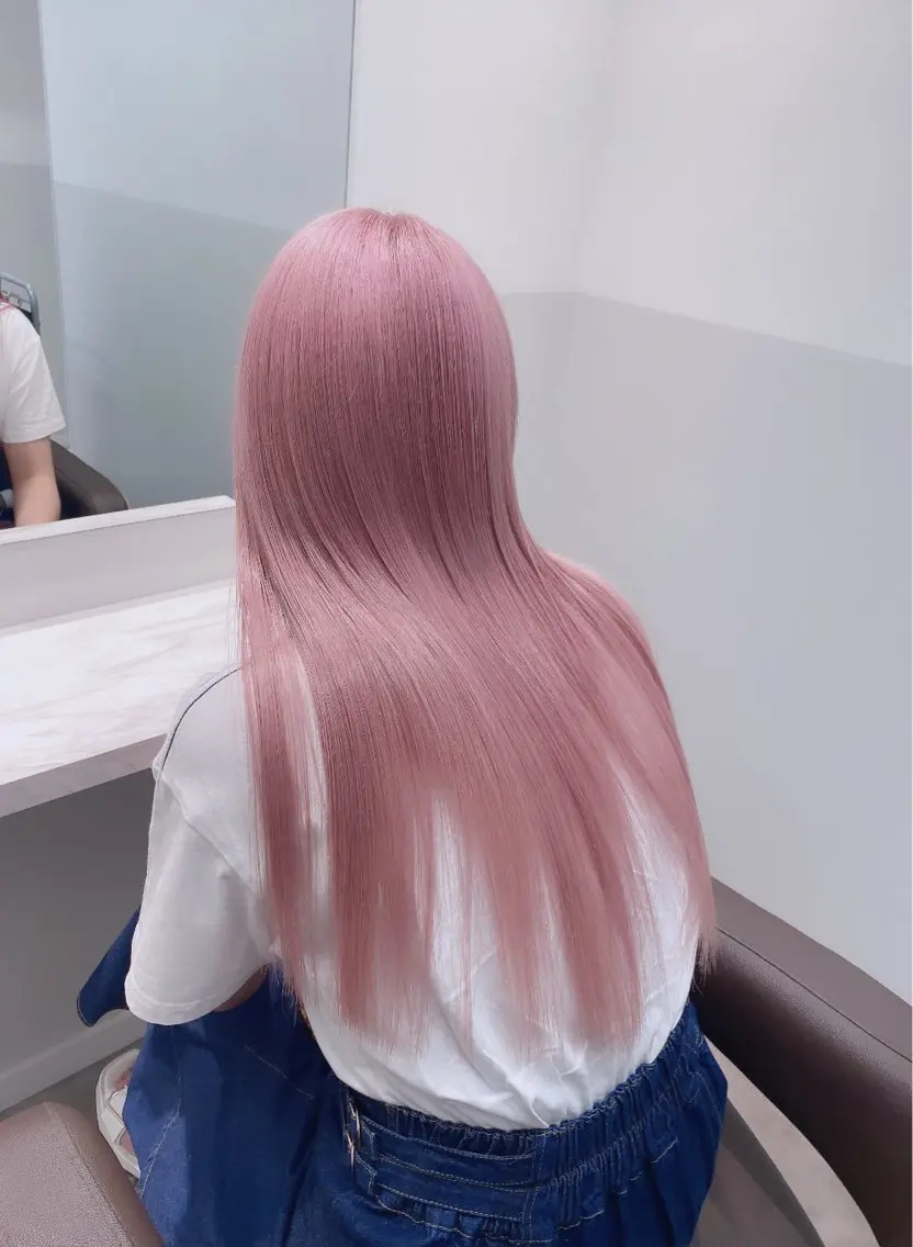 ロング カラー ヘアアレンジ メンズ ヘアカラー トリートメント ブリーチの髪様 MASATOのヘアスタイル