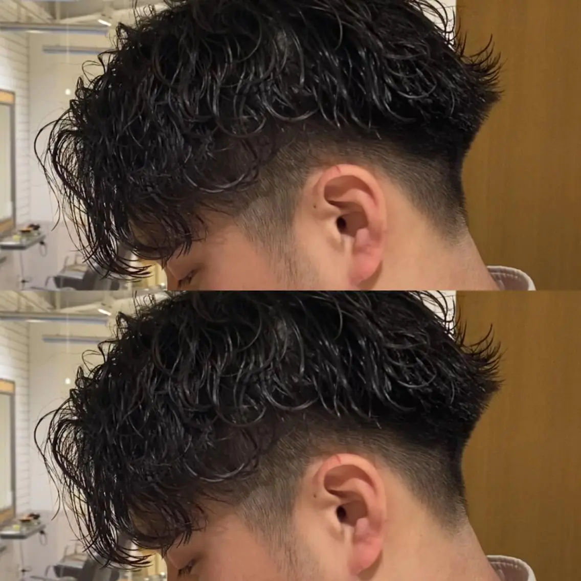 パーマ 神奈川大学最寄り白楽 三本松巧のヘアスタイル