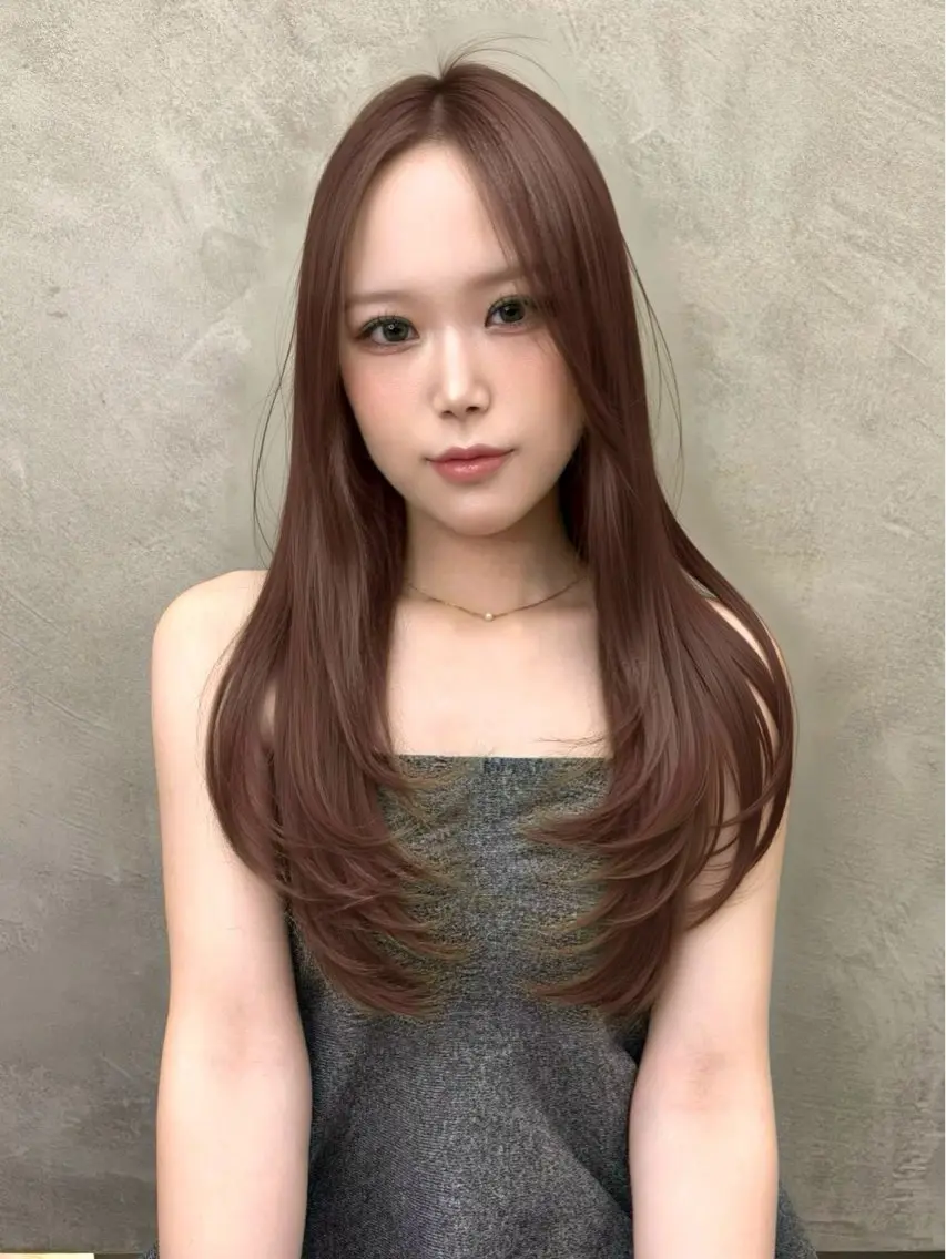 ロング 浦和うる艶 縮毛矯正⭐️セナ🎀のヘアスタイル