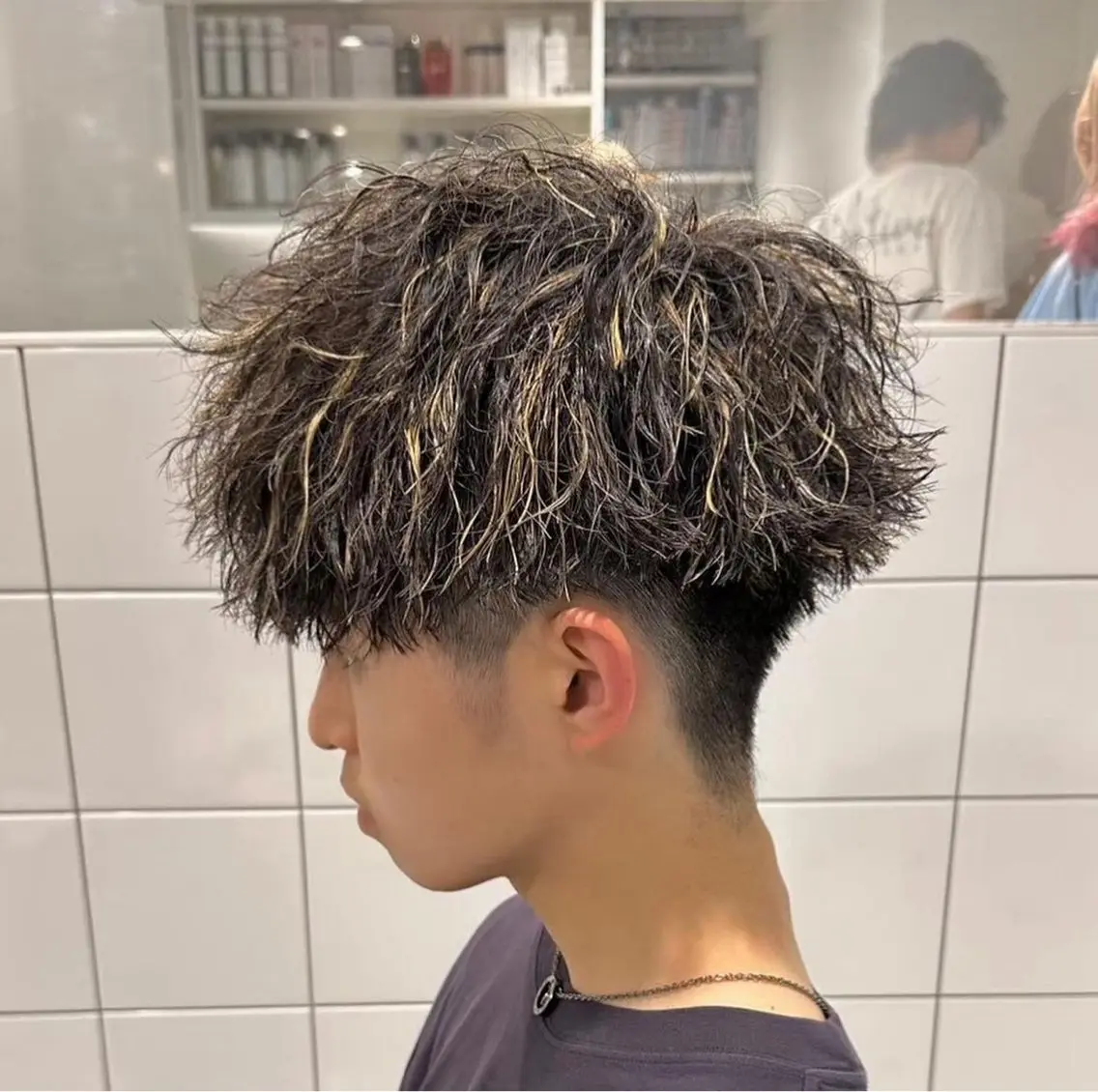 ショート パーマ メンズ 🖤Ayumi🖤 メンズ特化❤️‍🔥のヘアスタイル