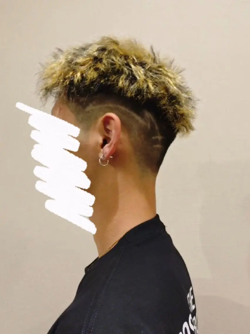 メンズ フェードカット 宮下 渚のヘアスタイル