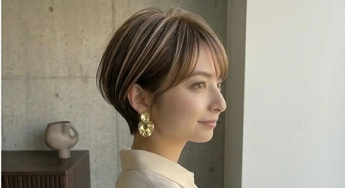 ショート カラー カット トリートメント 髪質改善サロン WE BE PARSLEYのヘアスタイル