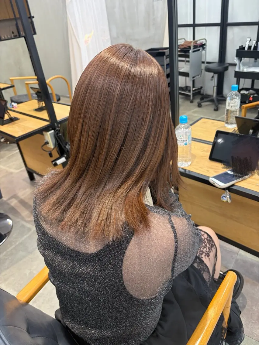 ミディアム カラー カット アニメオタク美容師/ miharuのヘアスタイル