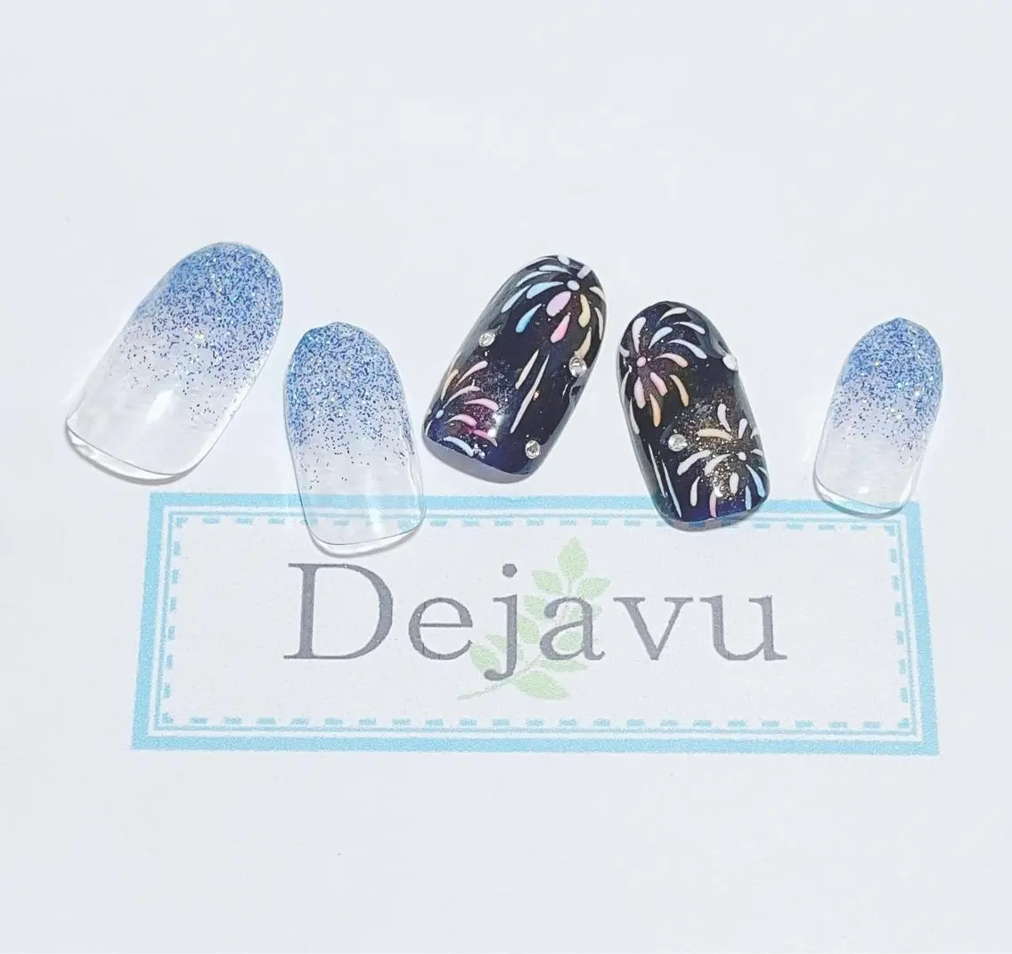 ネイル アートネイル 夏ネイル Nail salon Dejavu 🌿のネイルデザイン