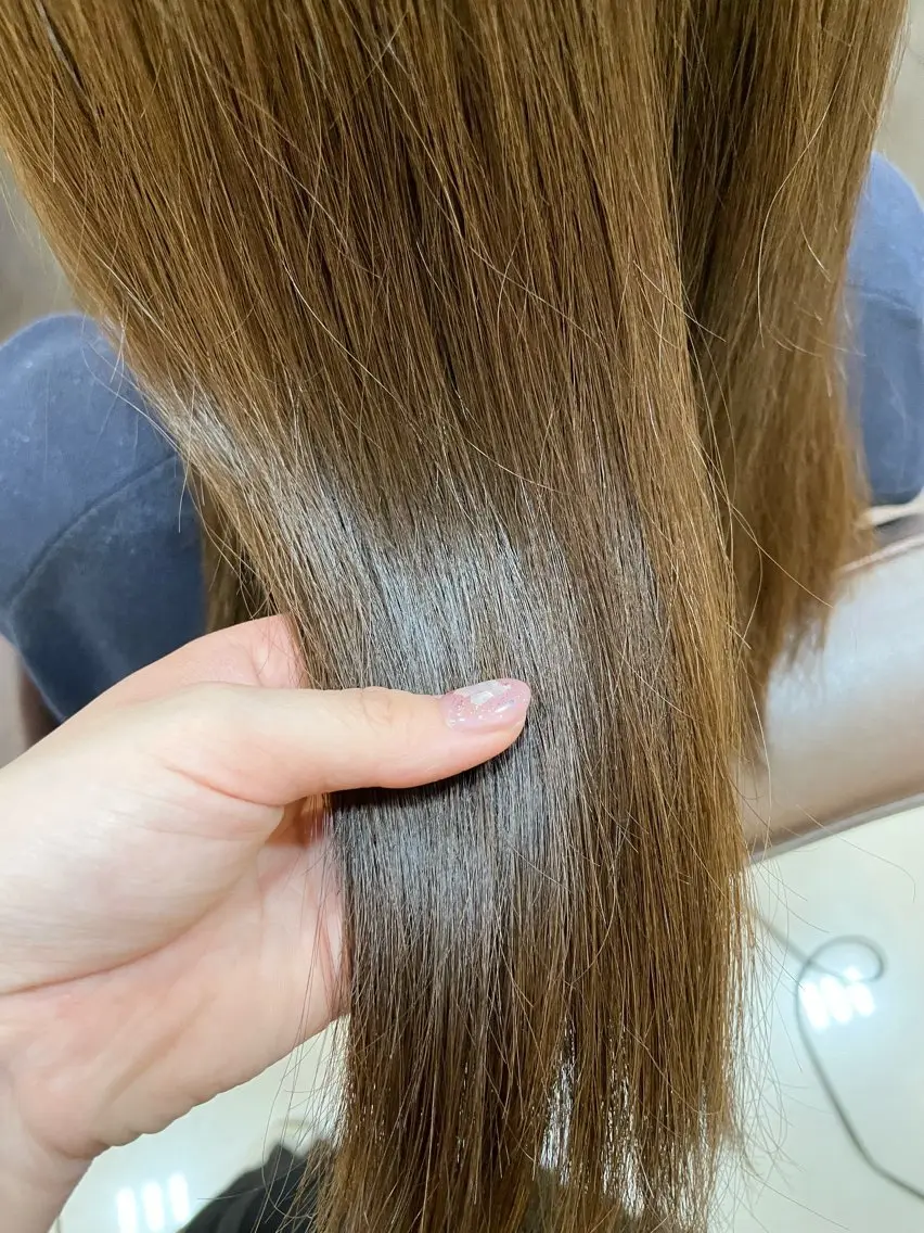 ミディアム ヘアカラー トリートメント 似合わせまつパ× 透け感カラー/ゆりのマツエク・マツパデザイン