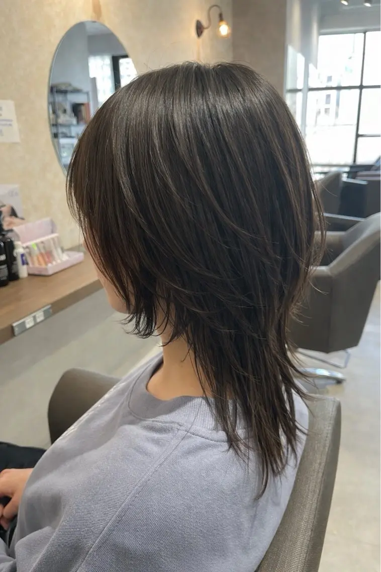 ミディアム カット FORCE 荻原卓冶のヘアスタイル