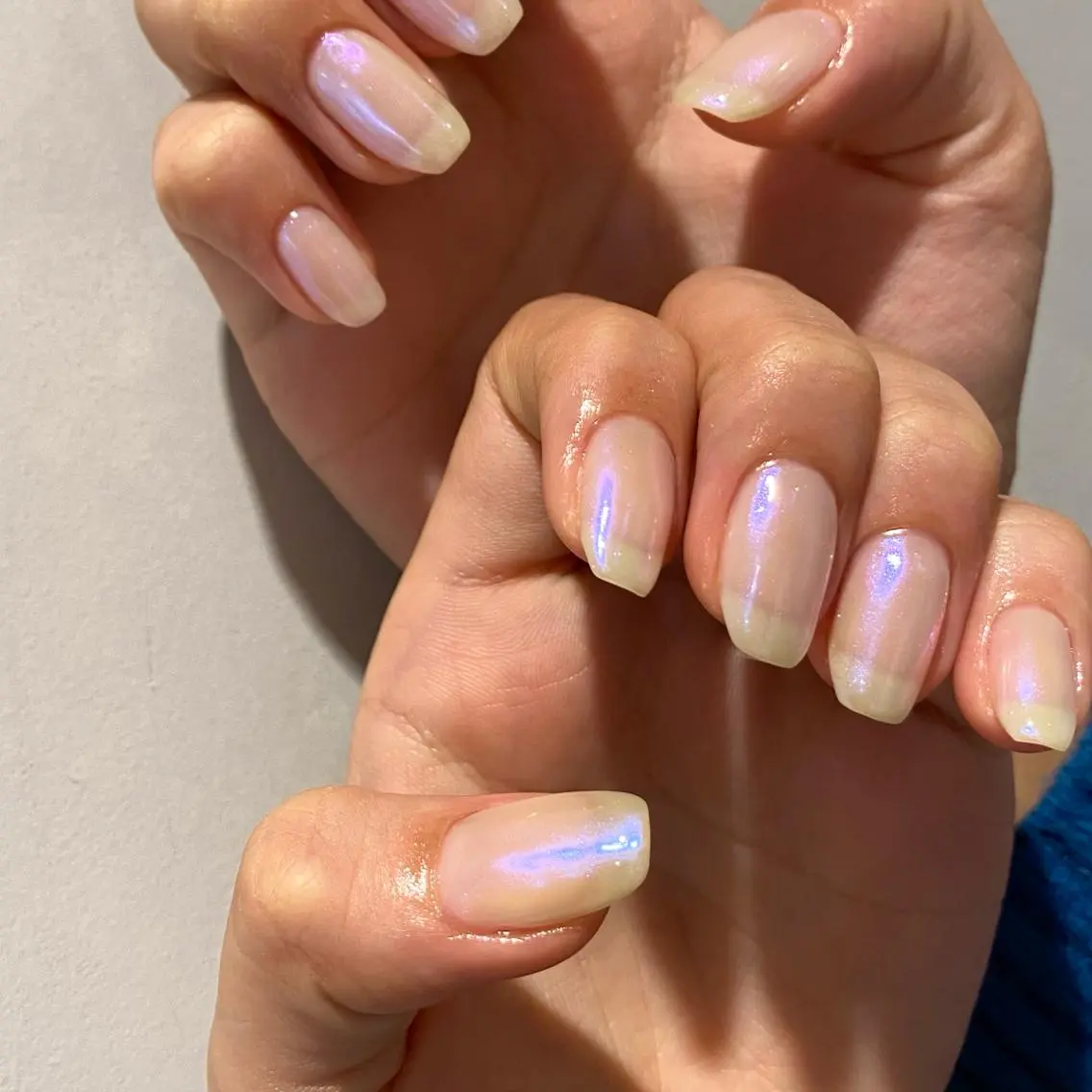 ネイル オーロラネイル ハンドネイル RINO AMANE nailのネイルデザイン