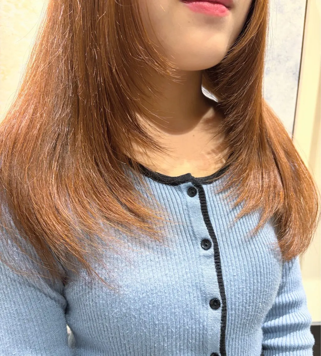 セミロング モデル様募集中 ✂️カギワダのヘアスタイル