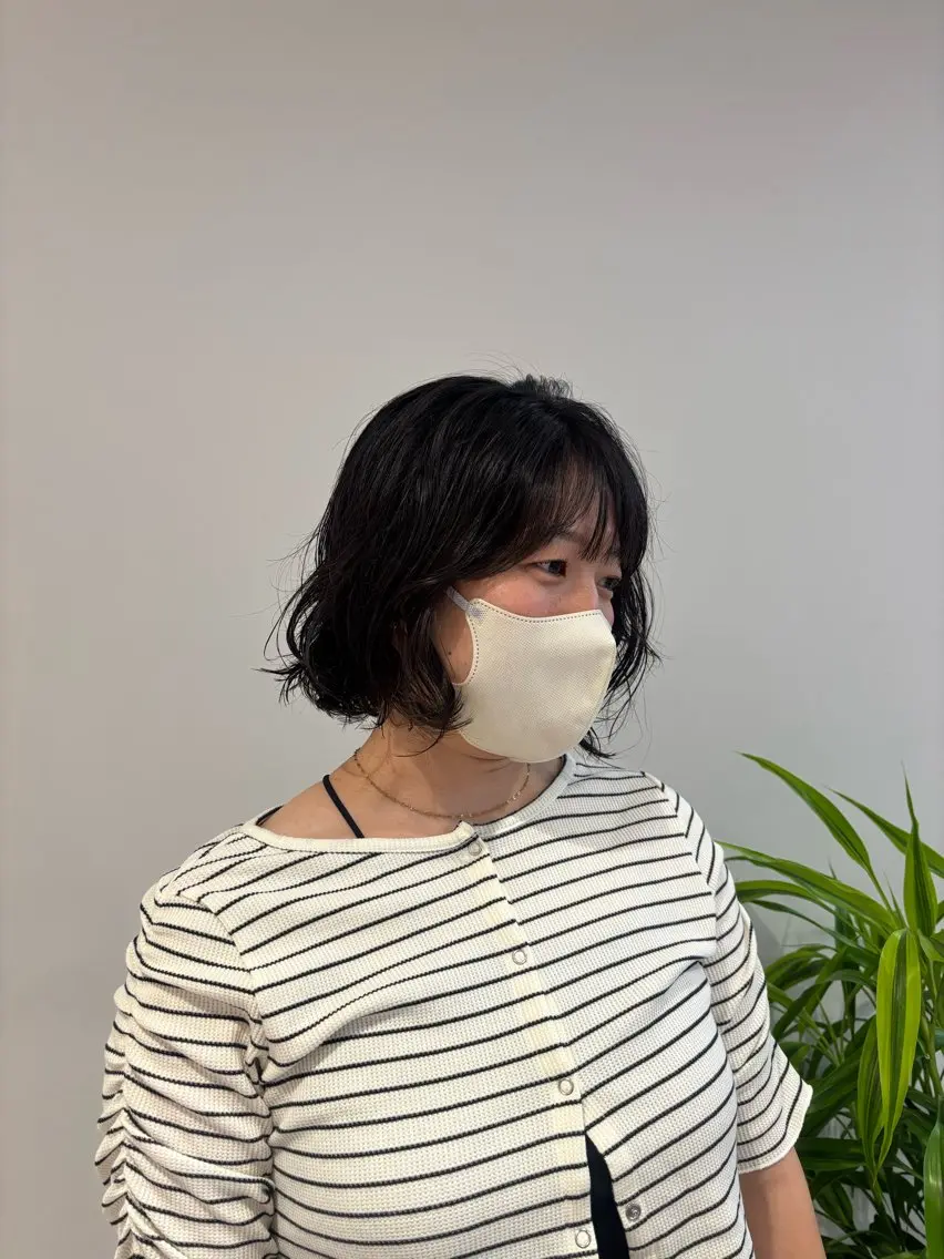 パーマ ボブ カットモデル募集 /立川/ユウリのヘアスタイル