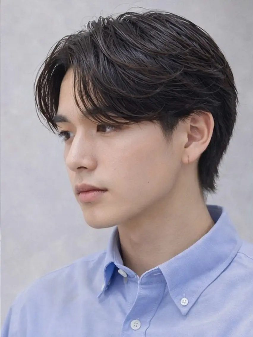 パーマ メンズ カット パーマ メンズ清潔感のプロ 💈メンズパーマ藤田のヘアスタイル