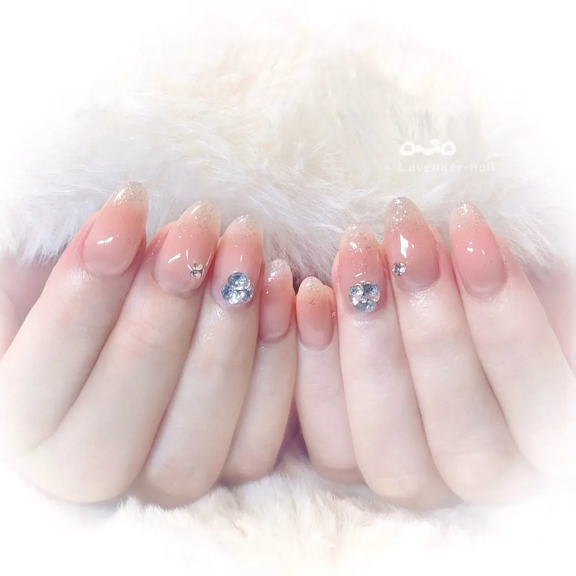 ネイル ハンドネイル Lavender nail·中島公園のネイルデザイン