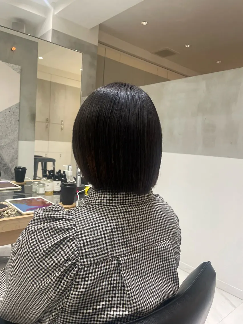 縮毛矯正の写真