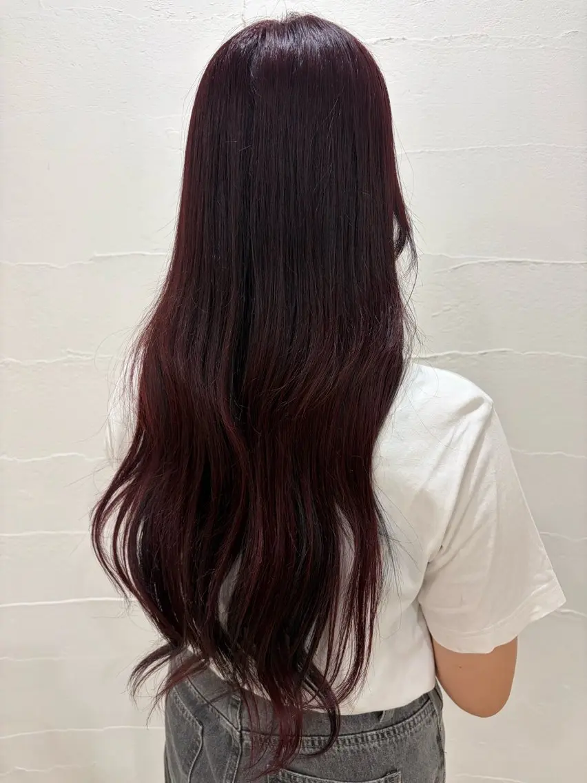 ロング カラー トリートメント ヘアカラー 片山 夏帆のヘアスタイル