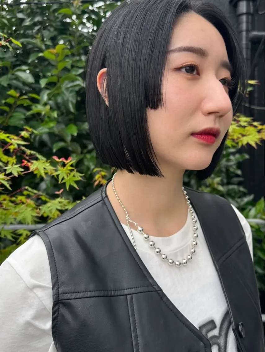 ショート ボブ/似合わせカット /ニュアンスカラーのヘアスタイル