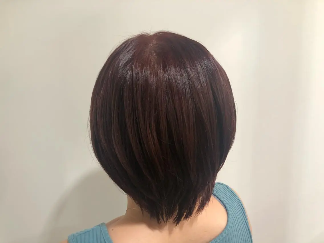 ショート カラー カット ヘアカラー トリートメント みねぎし ふうかのヘアスタイル