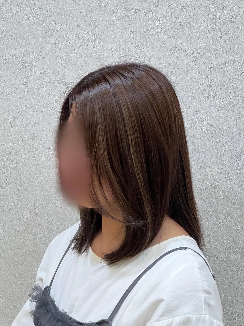 【実績作り⭐️】ハイライト➕オンカラー➕トリートメント➕※ｶｯﾄ（ﾓﾃﾞﾙ ¥0）の写真