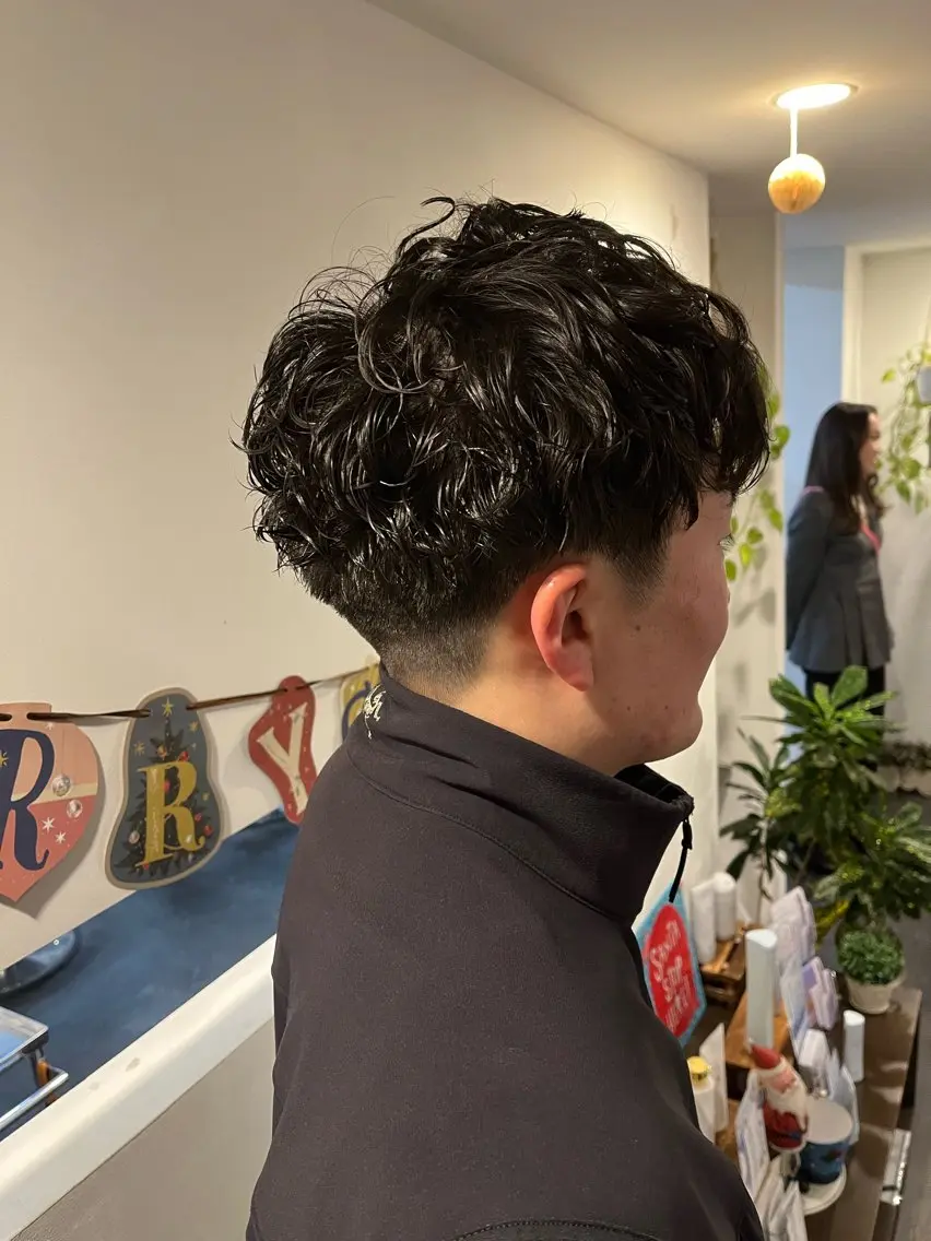 パーマ メンズ メンズパーマ 橋野 来夢のヘアスタイル