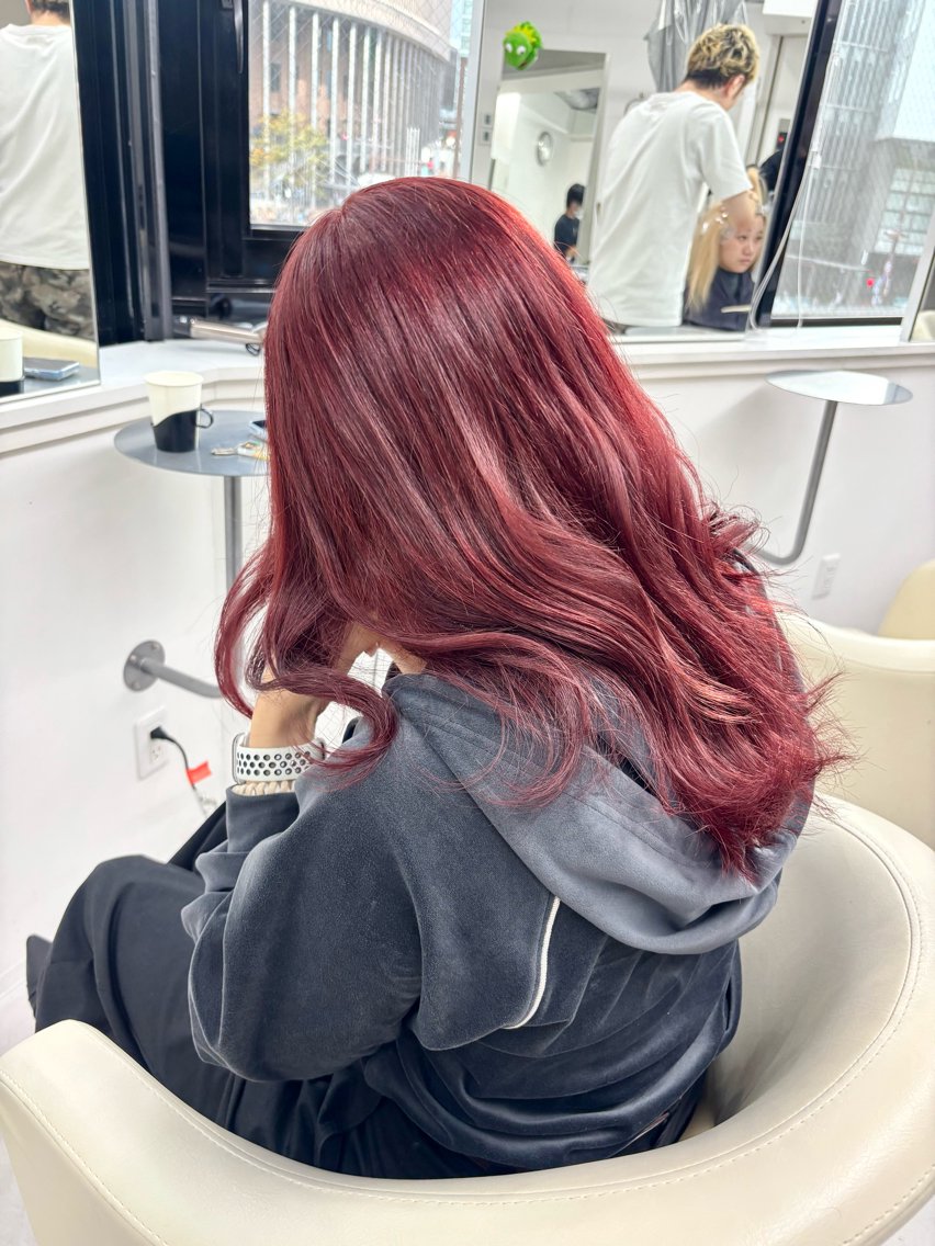 ミディアム カット ヘアカラー トリートメント ヘアセット 🎗副店長/井上 竜 ブリーチ指名No.1のヘアスタイル