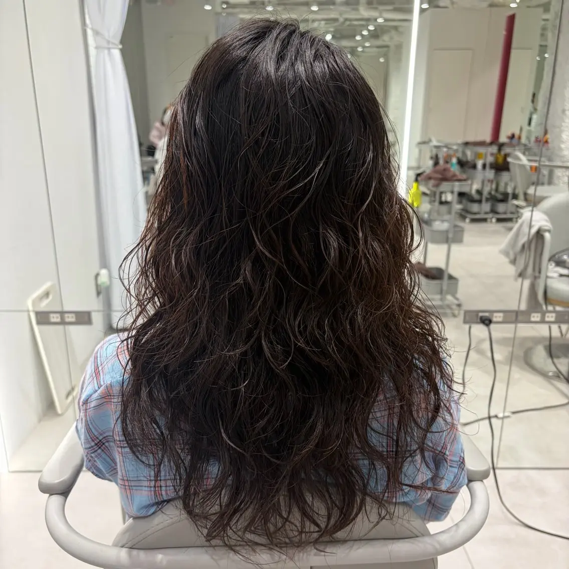 セミロング パーマ カット パーマ HARUHI 銀座 美容師౨ৎ⋆˚のヘアスタイル